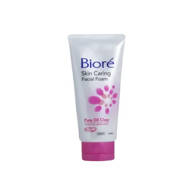 Biore স্কিন কেয়ারিং পিওর অয়েল ক্লিয়ার ফেসিয়াল ফোম 100g