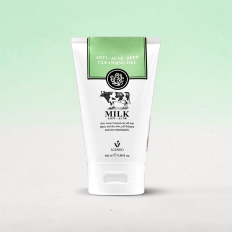 Scentio Milk Anti-Acne ডিপ ক্লেনজিং জেল 100ml