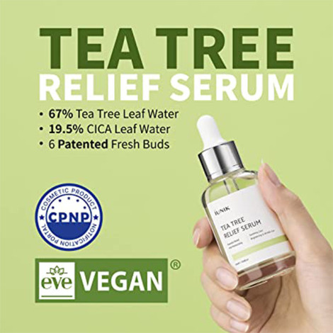 Iunik Tea Tree Relief Serum 50ml (Korea)