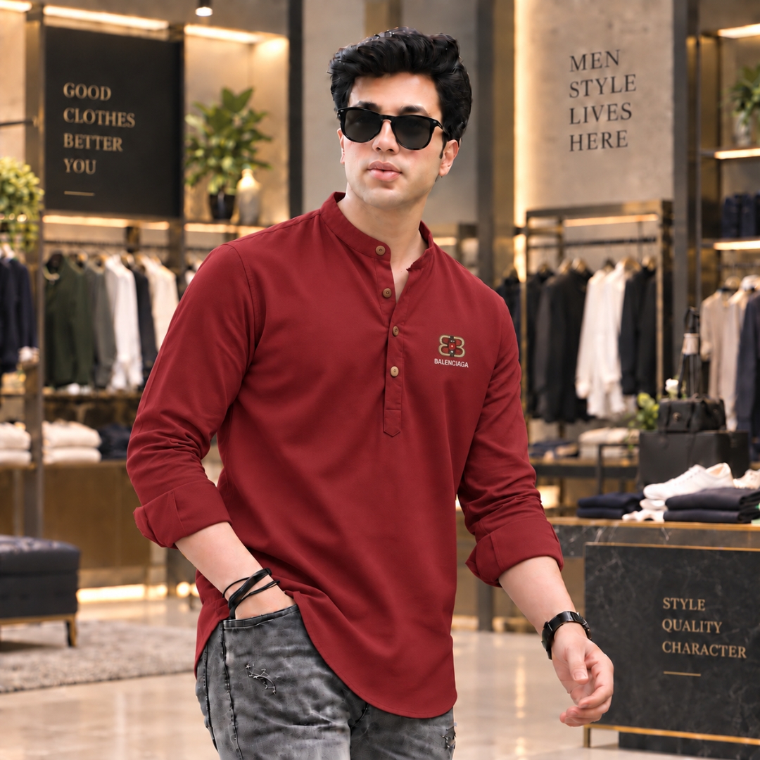 Men's Soft Pure Cotton Katua, Sizes M to XXL