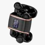 J40 4-in-1 ট্রু ওয়্যারলেস ইয়ারবাডস – Bluetooth 5.4, ডুয়াল-সাইড চার্জিং কেস, স্মার্ট LED ডিসপ্লে, নয়েজ ক্যানসেলেশন ও IPX5