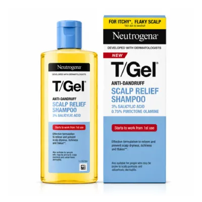Neutrogena T/Gel অ্যান্টি-ড্যানড্রাফ Scalp Relief শ্যাম্পু 250ml
