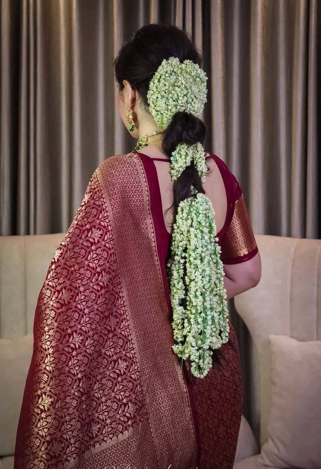 Royal Elegance Banarasi Katan Saree with Blouse Piece