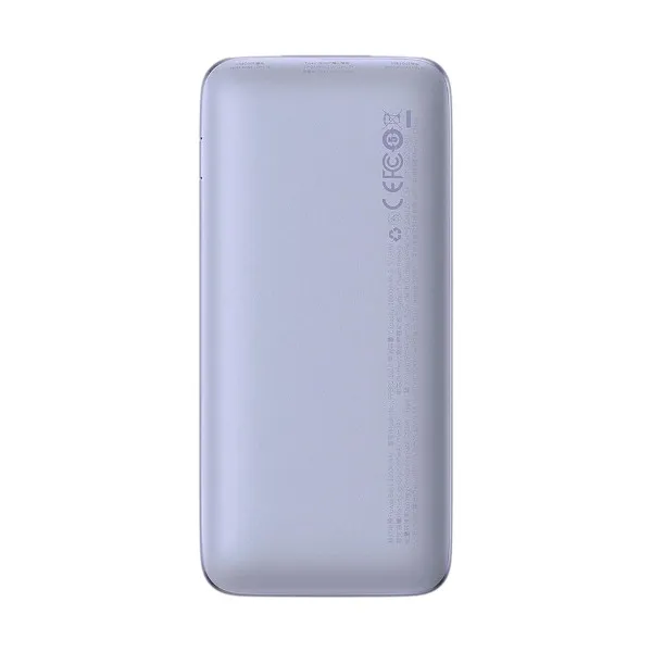 Baseus Pro PPBD040205 10000mAh 20W ভায়োলেট পাওয়ার ব্যাংক, ডিজিটাল ডিসপ্লে সহ
