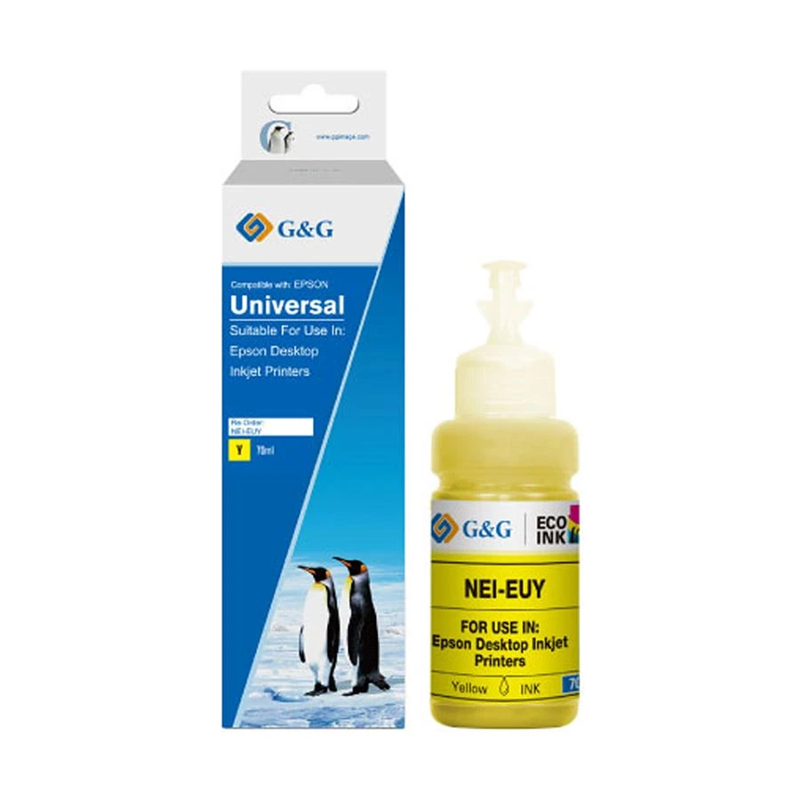 G&G 664/673 70ml Yellow Ink Bottle