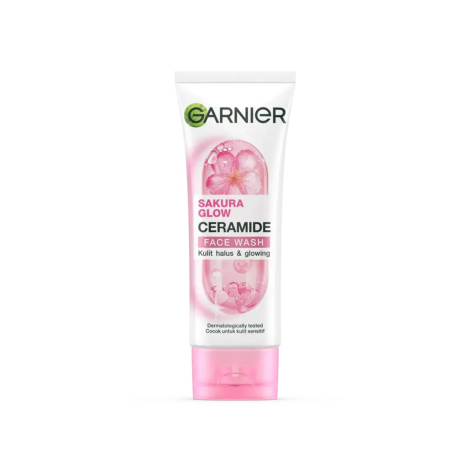 Garnier Sakura Glow সেরামাইড ফেসওয়াশ 100ml