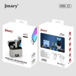 JMARY MW-15 2.4G ওয়্যারলেস মাইক্রোফোন, মোবাইলের জন্য Type-C, ডুয়াল মাইক