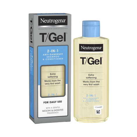 Neutrogena T/Gel 2-ইন-1 অ্যান্টি ড্যানড্রাফ শ্যাম্পু ও কন্ডিশনার 150ml