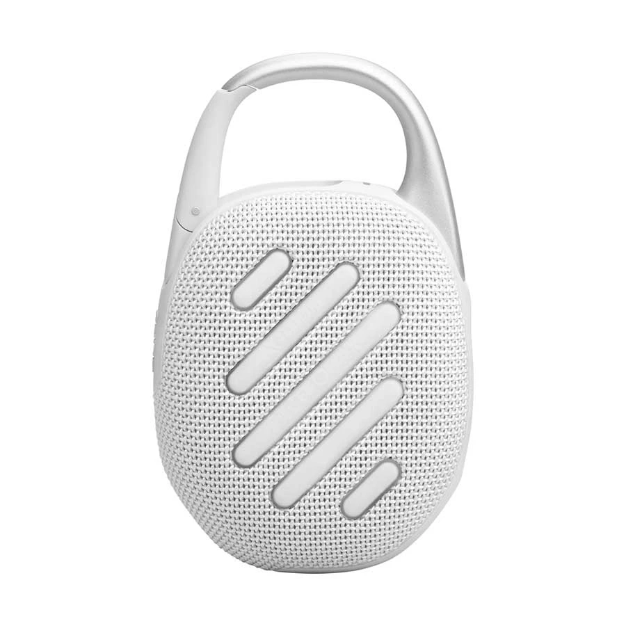 JBL Clip 5 White Ultra-Portable Bluetooth Speaker
