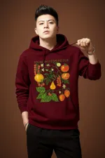 Drop Shoulder DTF Print Hoodie for Men and Women, M to XXL