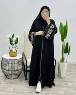এমব্রয়ডারি গাউন বোরকা হিজাবসহ, সাইজ 50 থেকে 58