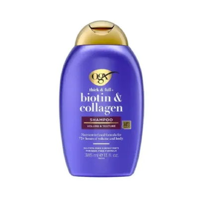 OGX বায়োটিন ও কোলাজেন শ্যাম্পু 385ml
