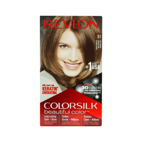 Revlon Colorsilk হেয়ার কালার (চুলের রং) - 51 Light Brown