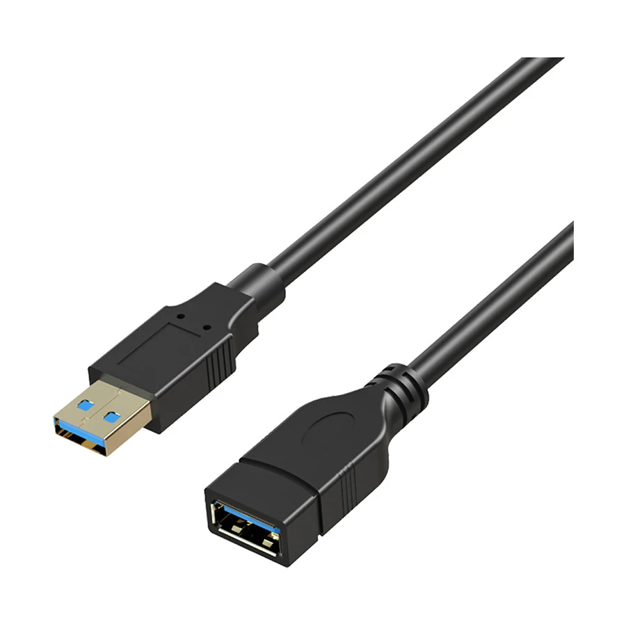 Yuanxin YUX-010 USB Male to Female Extension Cable 3 Meter Black
