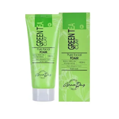 Grace Day গ্রিন টি ক্লে পিওর ফেসিয়াল ফোম 180ml