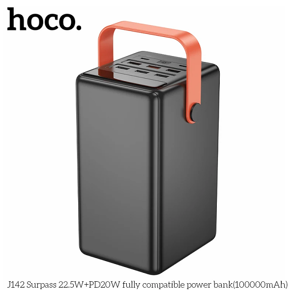 Hoco J142100,000mAh 22.5W পাওয়ার ব্যাংক