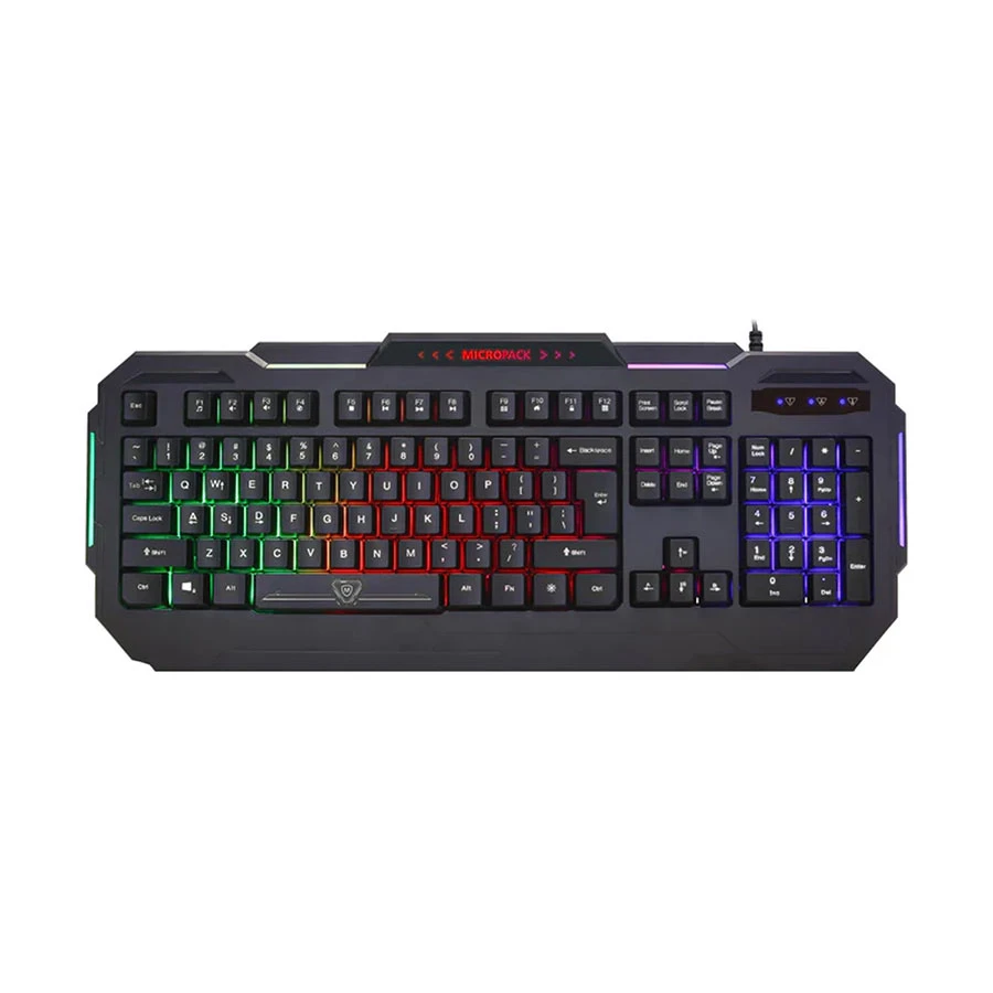 Micropack Cupid GK-10L LED Backlit Wired Black Gaming Keyboard