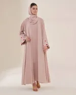 এমব্রয়ডারি কোটি বোরকা, ইনার ও হিজাবসহ, 3 রং