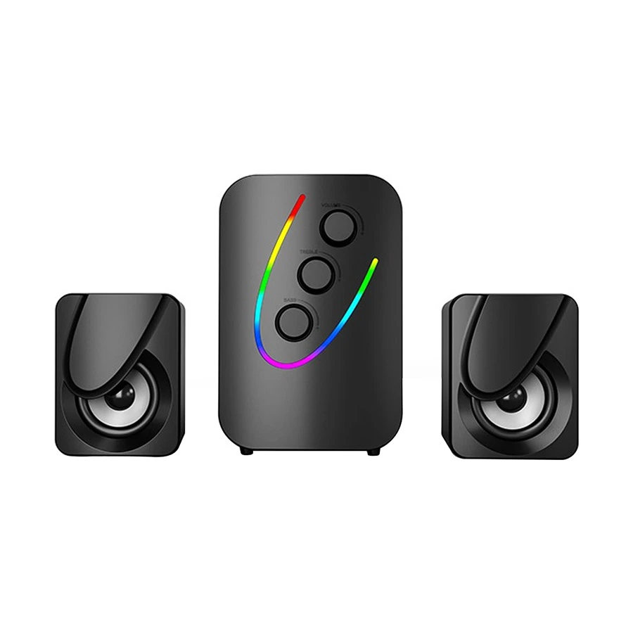 Havit SF140BT 2:1 RGB Bluetooth Black Speaker