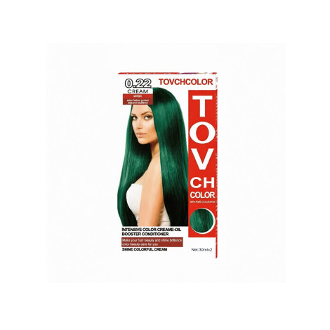 Tovch Hair color 30ml*2 -  0.22 Green (China)