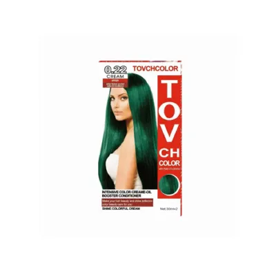Tovch হেয়ার কালার 30ml*2 - 0.22 গ্রিন