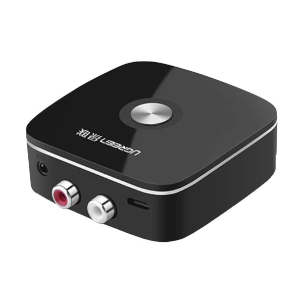 Ugreen 30445 ওয়্যারলেস ব্লুটুথ অডিও রিসিভার ৪.১ ৩.৫মিমি এবং ২RCA অ্যাডাপ্টারের সাথে (ব্যাটারিসহ)