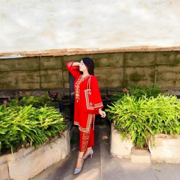 Chic প্রিন্টেড টু পিস সেট