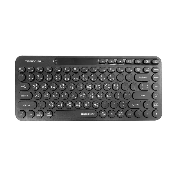 A4tech Fstyler FBK36C AS Dual Mode Black Mini Keyboard with Bangla