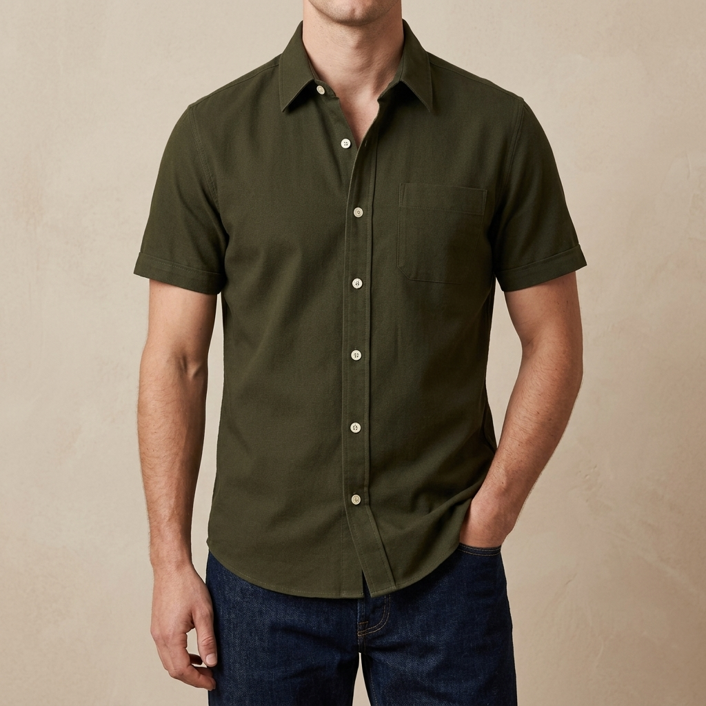 কাইজার কটন হাফ স্লিভ শার্ট – ছেলেদের