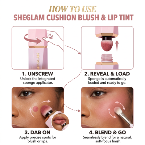 Sheglam Color Bloom লিকুইড ব্লাশ - Swipe Right