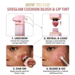 Sheglam Color Bloom লিকুইড ব্লাশ - Swipe Right