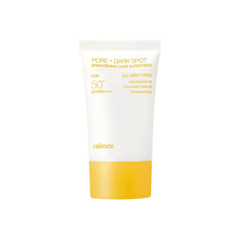 Celimax Pore+Dark Spot ব্রাইটেনিং কেয়ার সানস্ক্রিন SPF50+ PA++++ 10ml