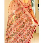 হাফ সিল্ক বুটিক শাড়ি