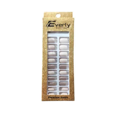 Everly Natural ফেক নেইল 24 পিস - H204