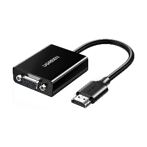 Ugreen CM611 (90813) HDMI Male to VGA Female, 0.15 মিটার, Black