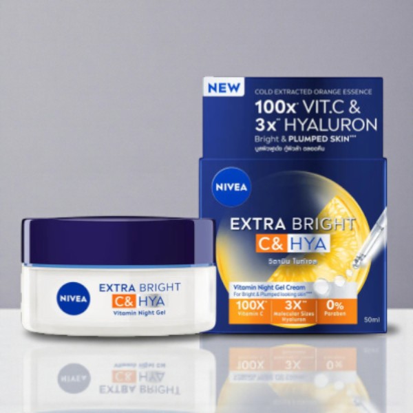 Nivea Extra Bright C ও Hya ভিটামিন নাইট জেল 50ml