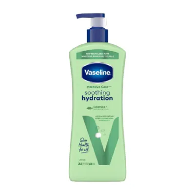 Vaseline Intensive Care সুদিং হাইড্রেশন 48H ময়েশ্চার বডি লোশন 600ml
