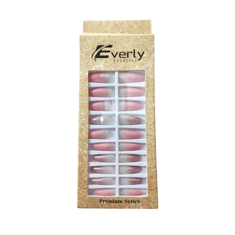 Everly Natural ফেক নেইল 24 পিস - L103