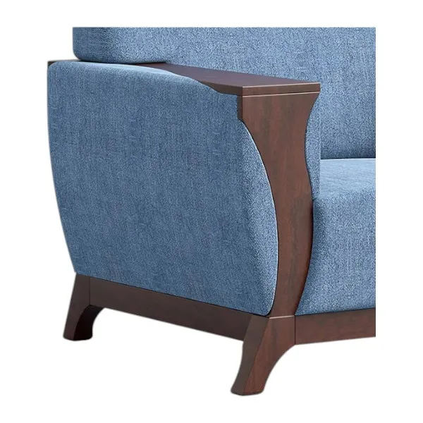 Regal ROME কাঠের সিঙ্গেল সোফা ROME-SSC-347-3-1-20 (ফ্যাব্রিক SF-2117)