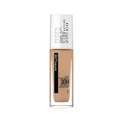 Maybelline Super Stay অ্যাকটিভ ওয়্যার ফাউন্ডেশন 30H - 10 Ivory