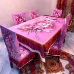 ওয়াটারপ্রুফ টেবিল ক্লথ ও চেয়ার কভার সেট (1+6)