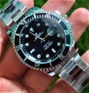 Rolex মেনস স্টেইনলেস স্টিল ঘড়ি (ছেলেদের)