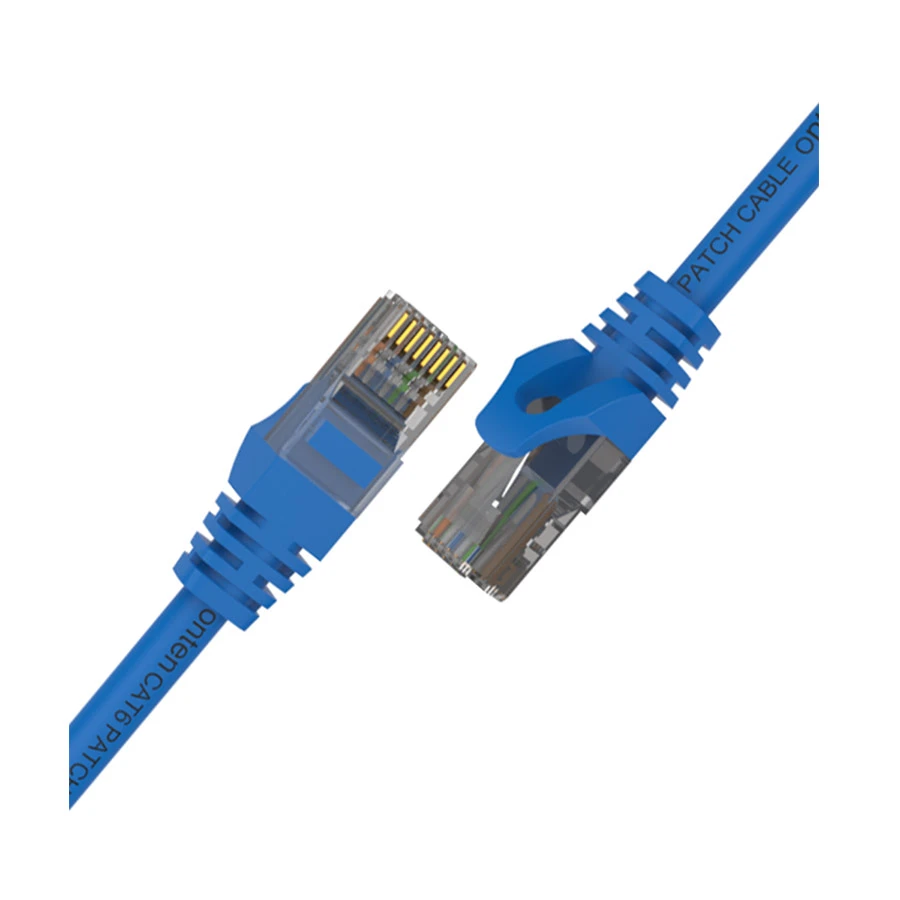 Onten OTN-E611 Cat-6 UTP 1 Meter Blue Network Cable
