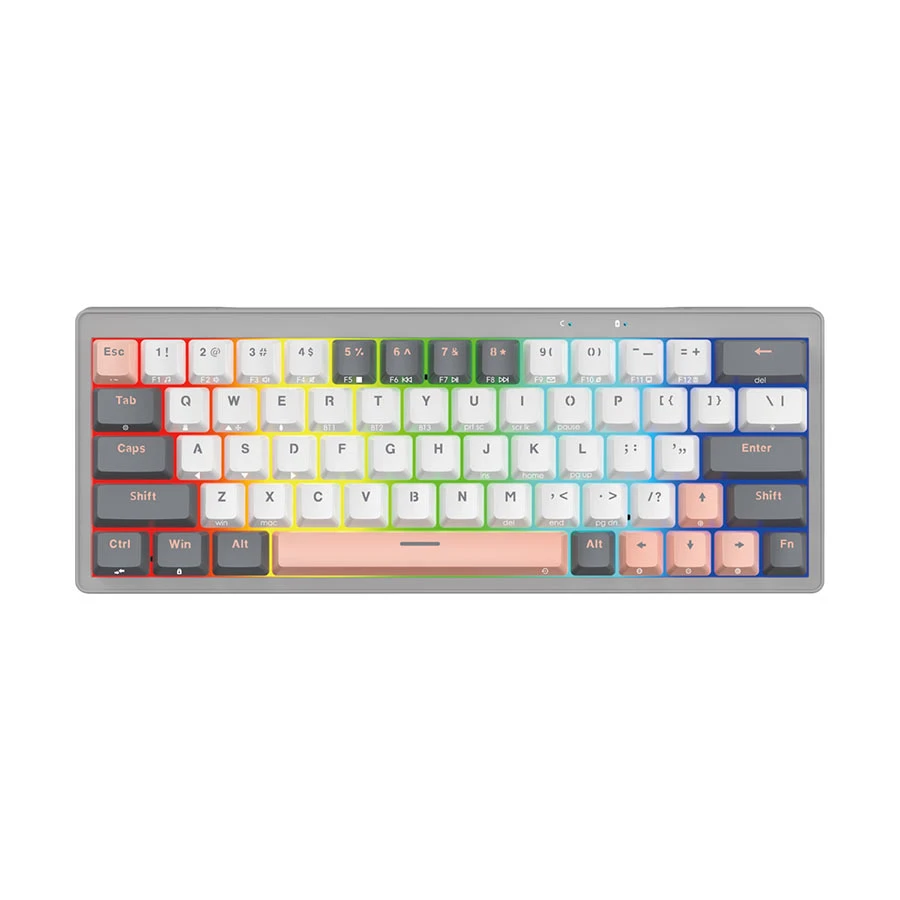 Fantech Atom Pro63 MK912 Tri Mode Blue Switch Keyboard Saturn Stellar