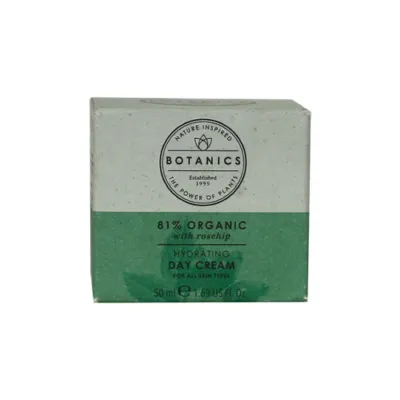 Botanics 81% অর্গানিক রোজহিপ হাইড্রেটিং ডে ক্রিম 50 মিলি