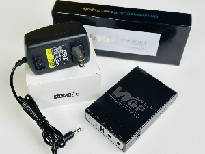 WGP mini UPS + GearUp অ্যাডাপ্টার কম্বো প্যাক (5/12/12V- 8800mAh + 12/3A)