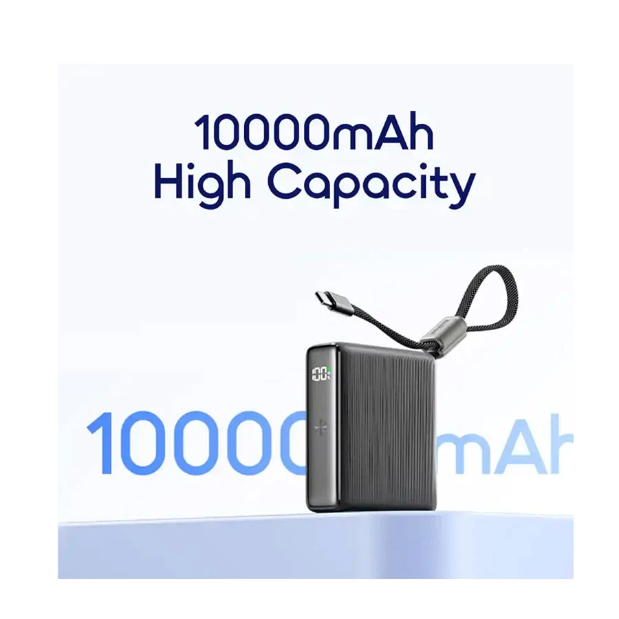 Oraimo PowerNova L11 10000mAh 22.5W Power Bank with Display Black