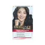 L'Oreal Excellence হেয়ার কালার - 1 ন্যাচারাল ডার্কেস্ট ব্ল্যাক
