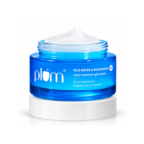 Plum Rice Water & Niacinamide 2% Clear Moisture Gel Cream 50g (India)