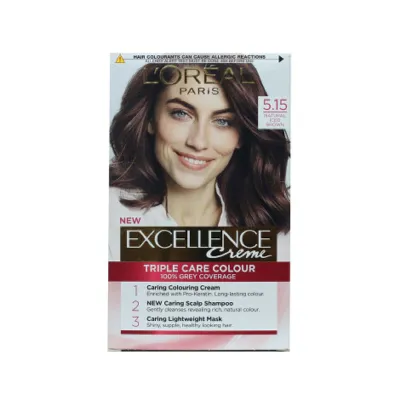 L'Oreal Excellence Creme ট্রিপল কেয়ার হেয়ার কালার - 5.15 Natural Iced Brown